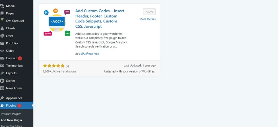 custom codes